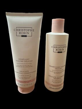 Christophe Robin Delicate Volumising Shampoo & Conditioner - Pink Beige